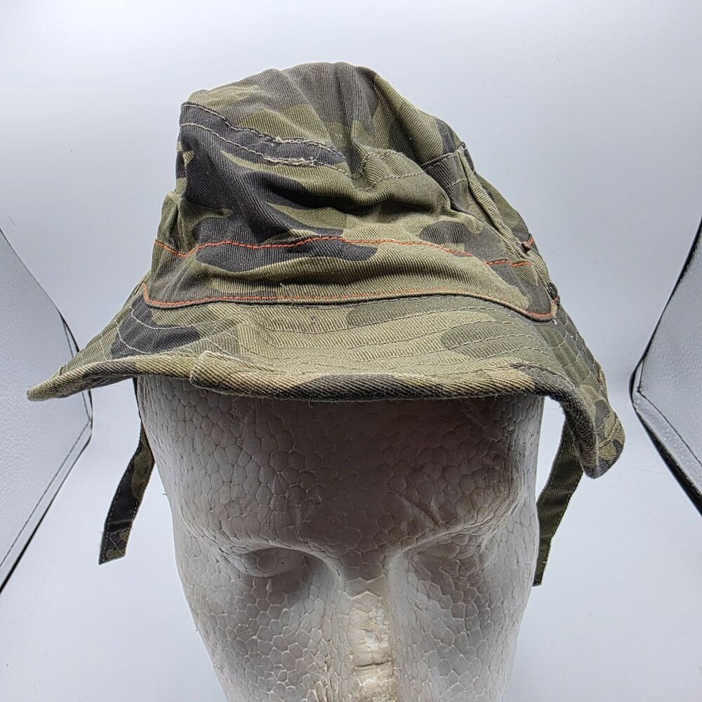 Emirreh Kids Camo Bucket Hat 48CM Green Military Style Outdoor Sun Hat